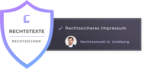 Rechtssicheres Impressum